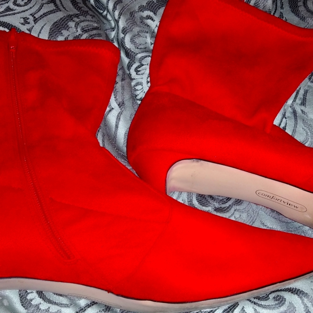 Red Ankle boots